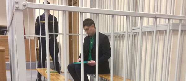 Обвиняемый в убийстве жительницы Могилева Юрий Иванов накануне заседания - Sputnik Беларусь