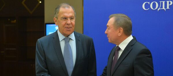 Министр иностранных дел РФ Сергей Лавров и министр иностранных дел Беларуси Владимир Макей - Sputnik Беларусь