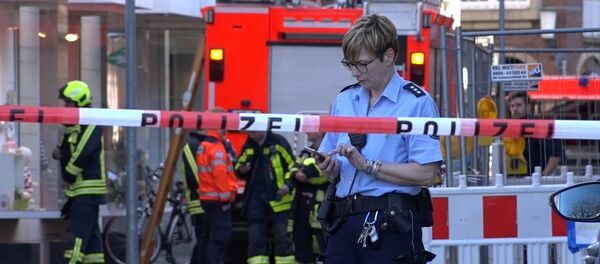 Грузовик сбил людей в немецком Мюнстере Грузовик сбил людей в немецком Мюнстере - Sputnik Беларусь