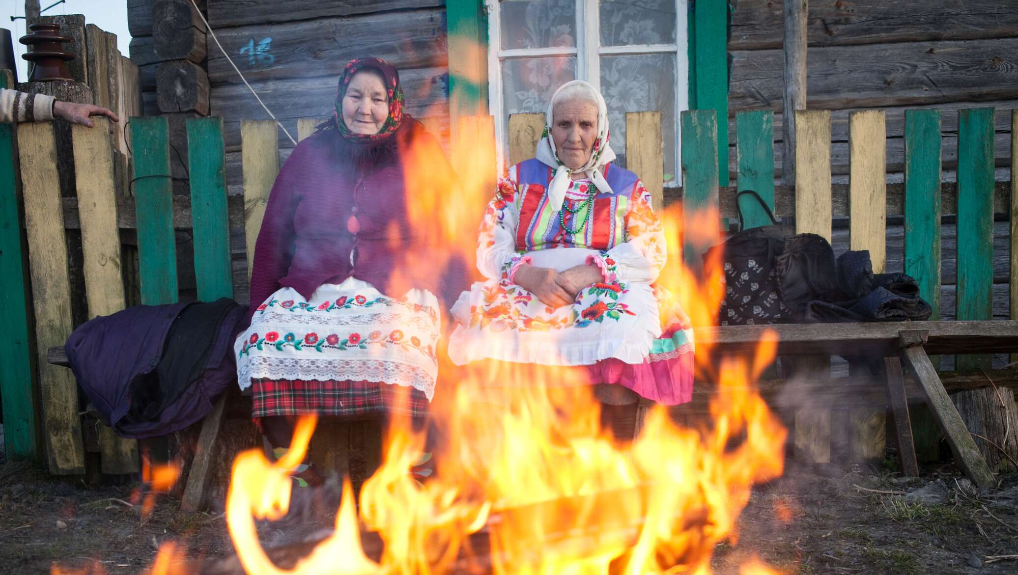 Пасха на Полесье: костер у дома и 