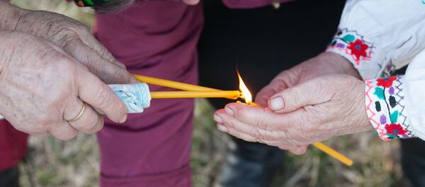 Пасха в Данилевичах Лельчицкого района  - Sputnik Беларусь