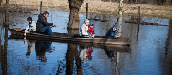 Паводок в Гомельской области Паводок в Гомельской области - Sputnik Беларусь