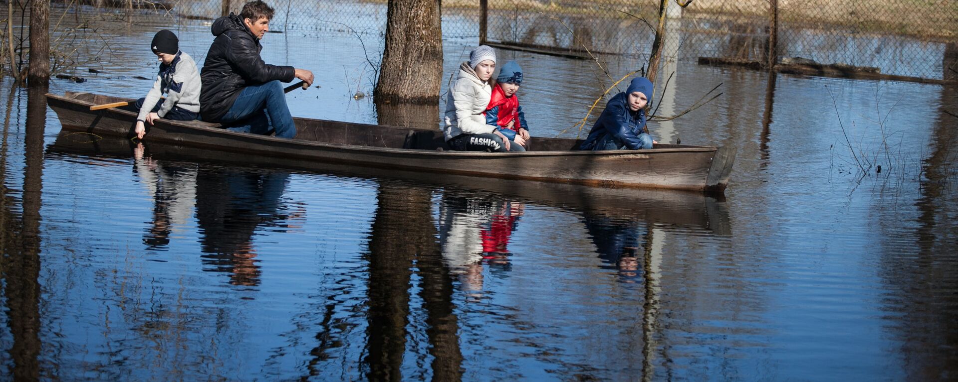 Паводок в Гомельской области - Sputnik Беларусь, 1920, 13.03.2026