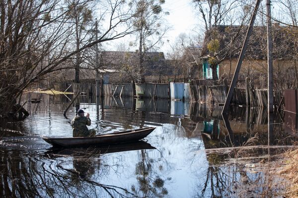Паводок в Гомельской области - Sputnik Беларусь