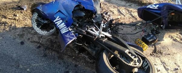 Разбитый мотоцикл - Sputnik Беларусь