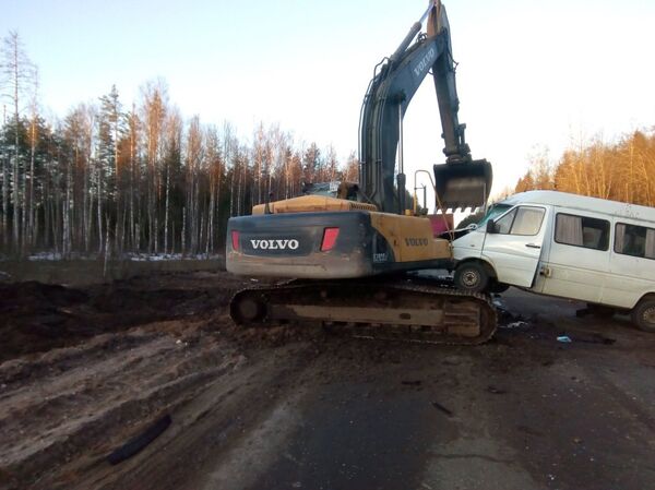 Водители транспортных средств в аварии не пострадали - Sputnik Беларусь