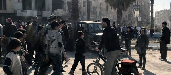 Освобожденный населенный пункт Кафр-Батна в восточной Гуте - Sputnik Беларусь