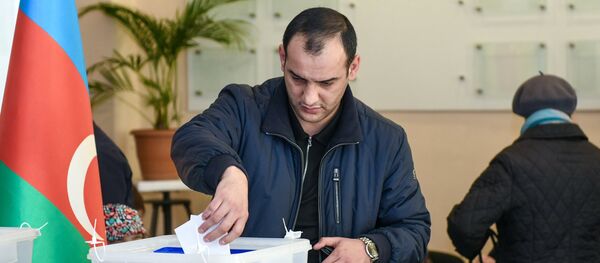 Президентские выборы в Азербайджане - Sputnik Беларусь