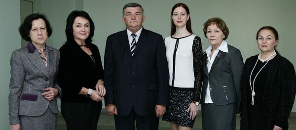 Сяргей Дубовік з супрацоўніцамі кафедры - Sputnik Беларусь