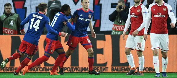 Футбол. Лига Европы. Матч ЦСКА - Арсенал - Sputnik Беларусь