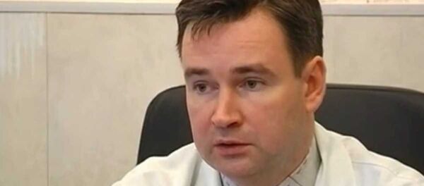 Намеснік галоўнага ўрача па медыцынскай частцы Гарадской клінічнай інфекцыйнай бальніцы Мінска Святаслаў Вельгін - Sputnik Беларусь