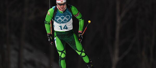 Белорусский биатлонист Владимир Чепелин Белорусский биатлонист Владимир Чепелин - Sputnik Беларусь