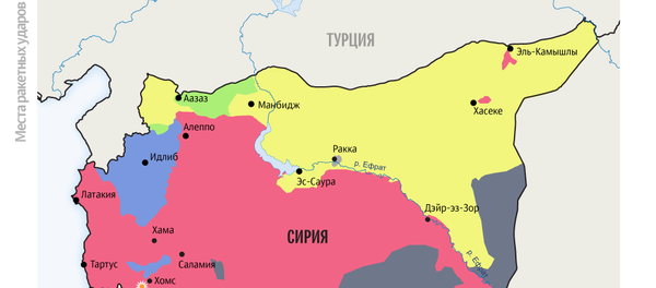 Ракетные удары по Сирии – инфографика на sputnik.by - Sputnik Беларусь