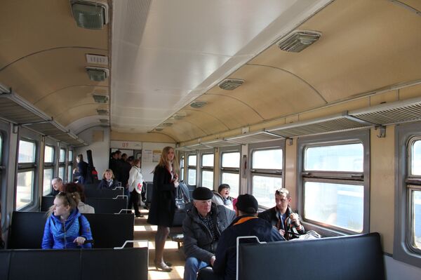 Вагон электропоезда молодечненского направления - Sputnik Беларусь