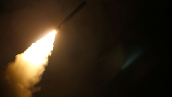 Ракета, выпущенная по Сирии - Sputnik Беларусь