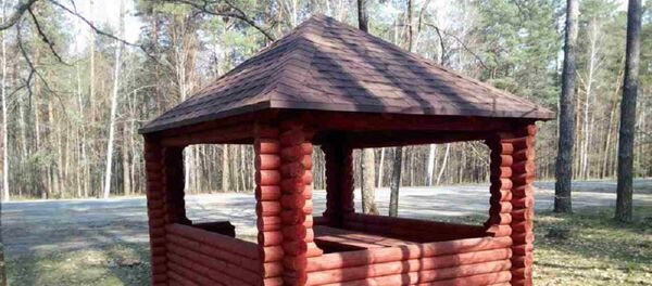 Украденная в Петриковском районе беседка - Sputnik Беларусь