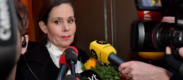 Секретарь Шведской академии наук Сара Даниус - Sputnik Беларусь