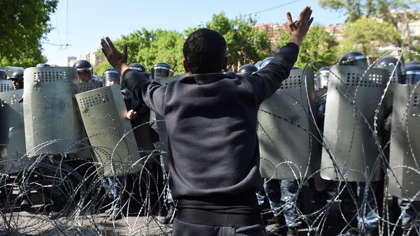 Протесты в Ереване - Sputnik Беларусь