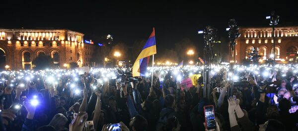 Акции протеста продолжаются в Ереване - Sputnik Беларусь