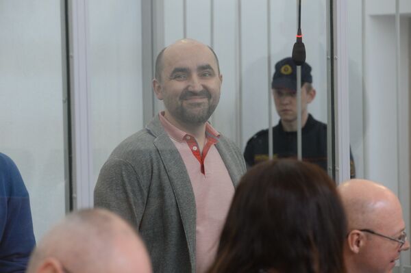 Бизнесмен Александр Кнырович в зале суда - Sputnik Беларусь