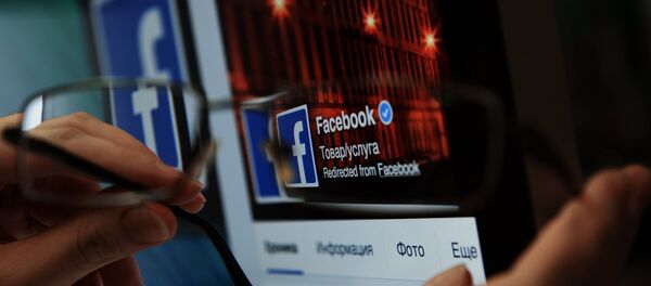 Страница социальной сети Фейсбук - Sputnik Беларусь