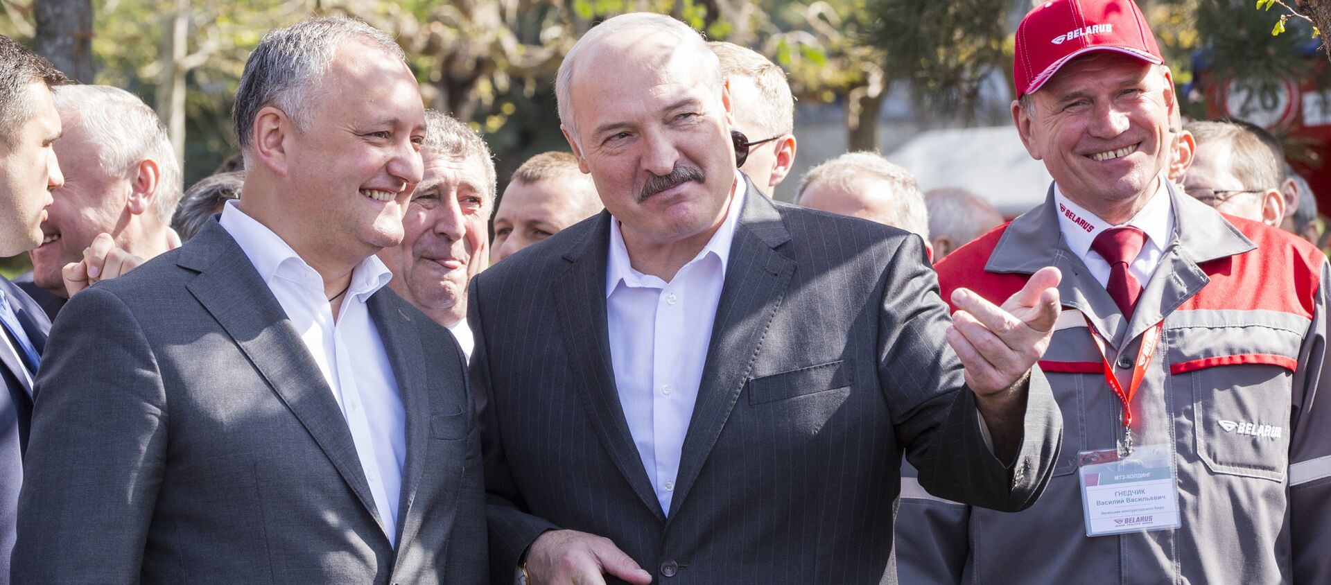 Игорь Додон и Александр Лукашенко - Sputnik Беларусь, 1920, 19.04.2018