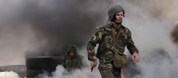 Через огонь, воду и трубы: как спецназовцы сдают на краповый берет - Sputnik Беларусь