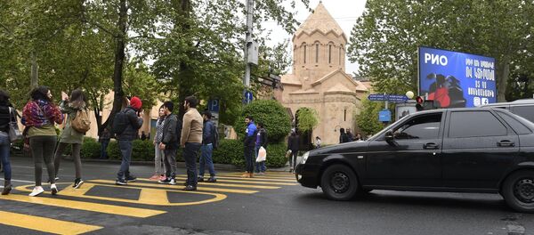 Акция протеста оппозиции в Ереване - Sputnik Беларусь