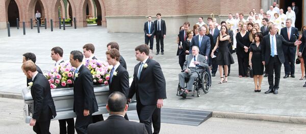 Церемония прощания с Барборой Буш - Sputnik Беларусь