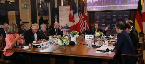 Заседание членов G7 в Канаде Заседание членов G7 в Канаде - Sputnik Беларусь
