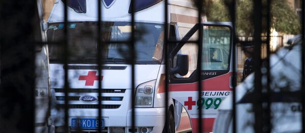 Автомобиль скорой помощи в Китае - Sputnik Беларусь
