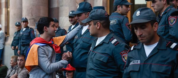 Площадь Республики перед началом митинга (23 апреля 2018). Ереван - Sputnik Беларусь