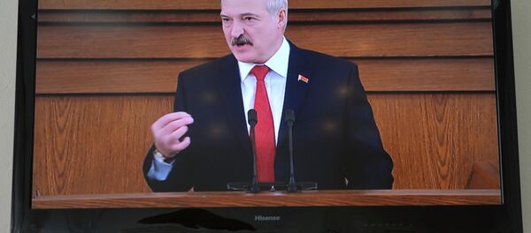 Александр Лукашенко во время выступления в парламенте - Sputnik Беларусь