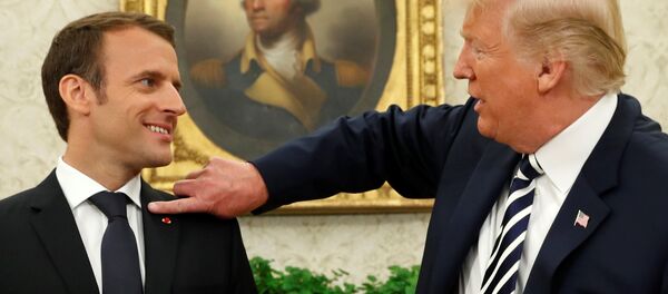 Встреча президентов Франции и США - Sputnik Беларусь