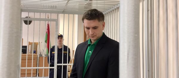 Обвиняемый Иванов во время судебного процесса - Sputnik Беларусь