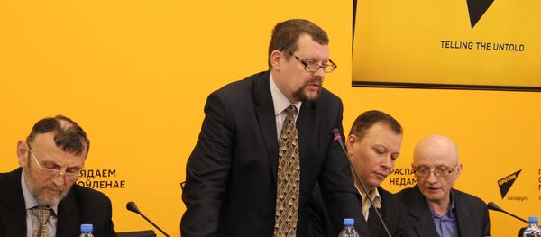 председатель Координационного совета руководителей белорусских общественных объединений российских соотечественников при Посольстве Российской Федерации в Республике Беларусь Андрей Геращенко - Sputnik Беларусь