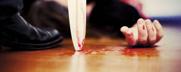 Окровавленный нож, архивное фото - Sputnik Беларусь