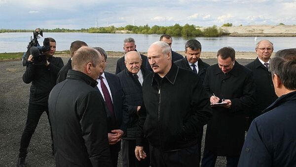 Александр Лукашенко во время рабочей поездки в Гомельскую область - Sputnik Беларусь