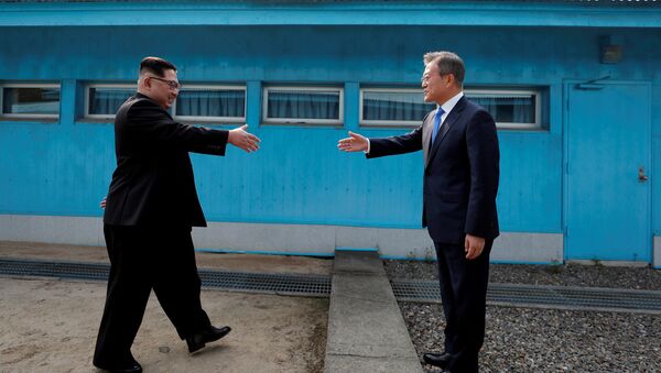 Встреча лидеров двух Корей - Sputnik Беларусь