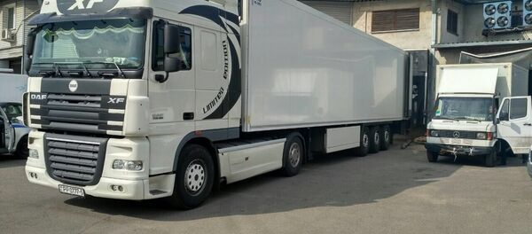 Фура, сбившая кладовщика в Минске - Sputnik Беларусь