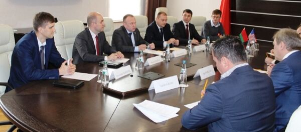 Прием официальной делегации American Express в СК Беларуси - Sputnik Беларусь