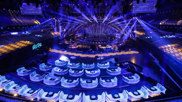 Репетиции на сцене конкурса Евровидение-2018 в Лиссабоне - Sputnik Беларусь
