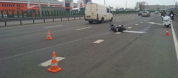 Место ДТП на МКАД - Sputnik Беларусь