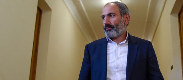 Лидер оппозиционной фракции Елк в НС Никол Пашинян (30 апреля 2018). Еревaн - Sputnik Беларусь