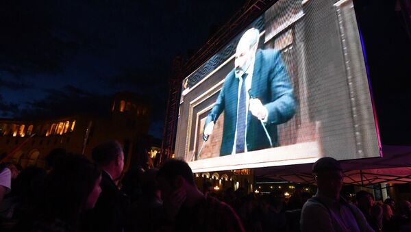 Митинг сторонников оппозиции после выборов премьер-министра в Армении - Sputnik Беларусь