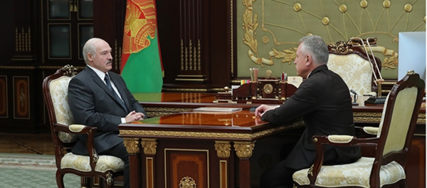 Встреча Александра Лукашенко с председателем Федерации профсоюзов Михаилом Ордой - Sputnik Беларусь