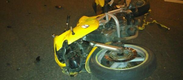 Разбитый мотоцикл - Sputnik Беларусь