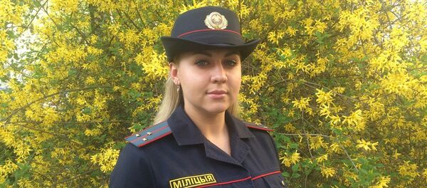 Официальный представитель Фрунзенского РУВД Минска, лейтенант милиции Наталья Оскирко - Sputnik Беларусь