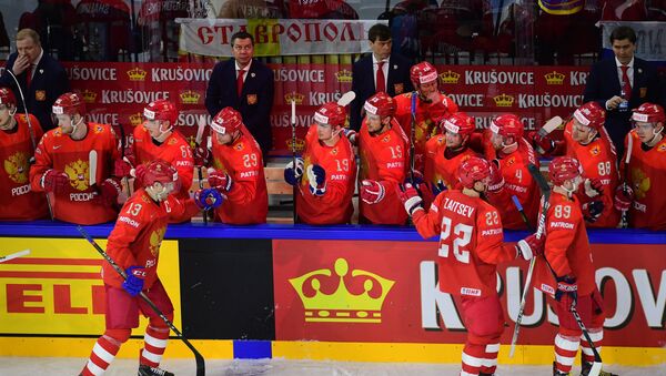 Игроки сборной России по хоккею - Sputnik Беларусь