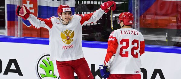 Игровой момент матча Россия - Австрия - Sputnik Беларусь